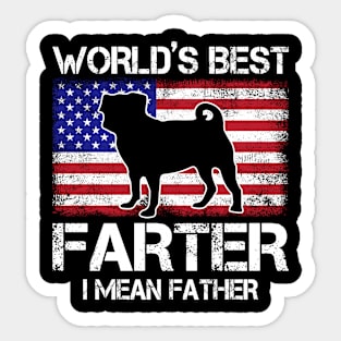 World Best Farter I Mean Father Sticker